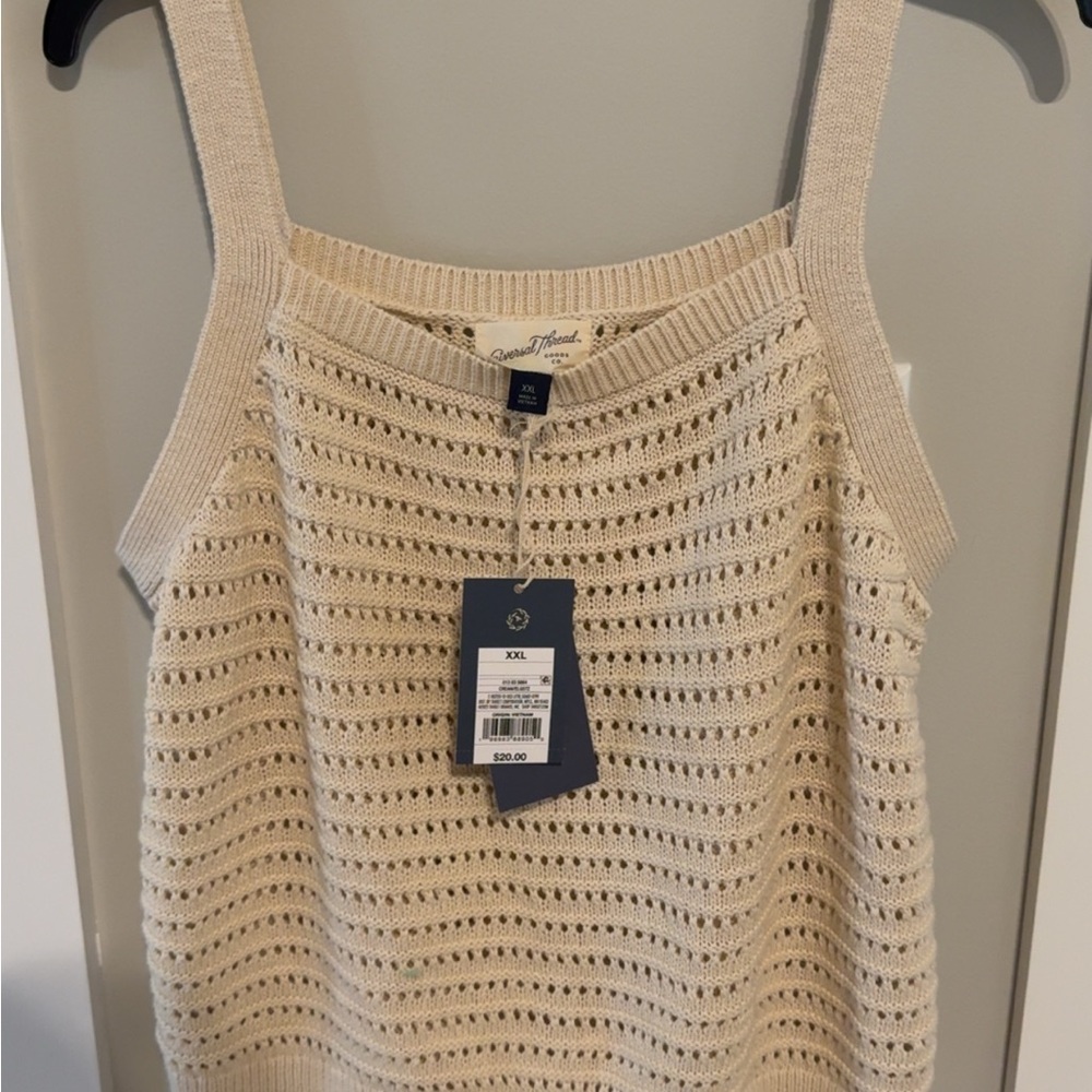 Crochet Knit Tank Top